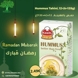 KASIH, Hummus Tahini, 12×(4×135g)