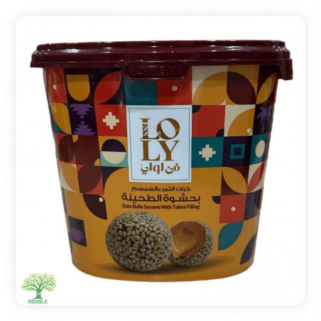 LOLY, date balls with sesame filling,12×400g