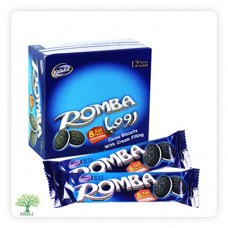 Romba, cocoa cream biscuits 8 pieces, 12×(12×54g)