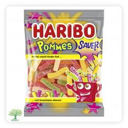 HARIBO, Gummibärchen Pommes Sauer, 24×100g