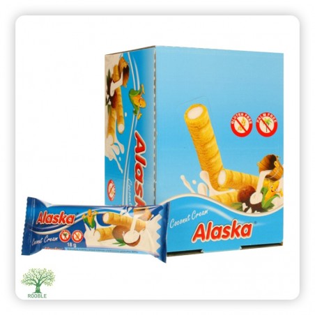 ALASKA, Corn Sticks Stuffed With Coconut Cream, 16×(24×18g)