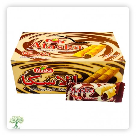 ALASKA, Corn Sticks With Chocolate Cream, 16×(24×18g)
