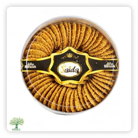 SAIDA, Sesame biscuits regular, plastic packaging, 12×500g