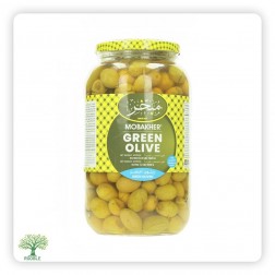 MOBAKHER, salkini grüne Oliven, 6×1,250g