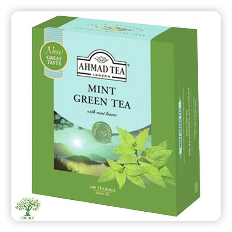 AHMAD TEA Grüntee Minze, 12×100T.Beutel