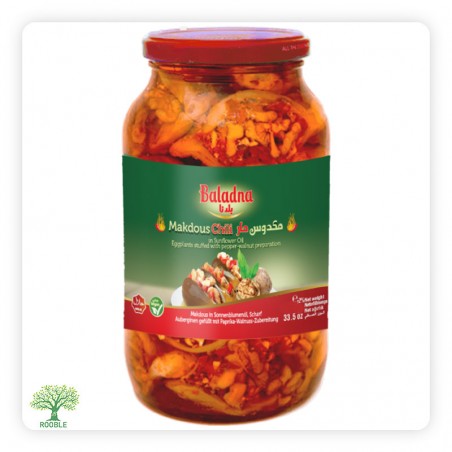بلدنا, مكدوس, مطربان زجاج حار 4×2,900غ
