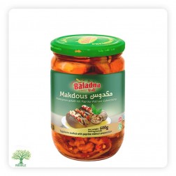 بلدنا, مكدوس, مطربان زجاج حار 12×600غ