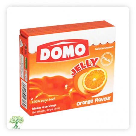 DOMO, Orangen Wackelpudding, vegetarischer, 24×85g