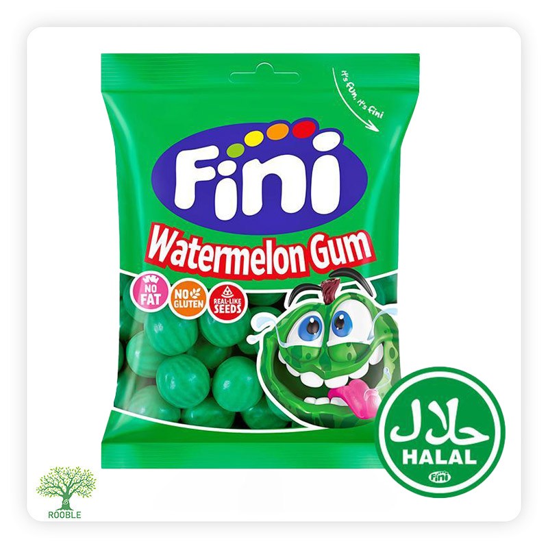 FINI, WAssermelone Ball-Kaugummi 12×75g