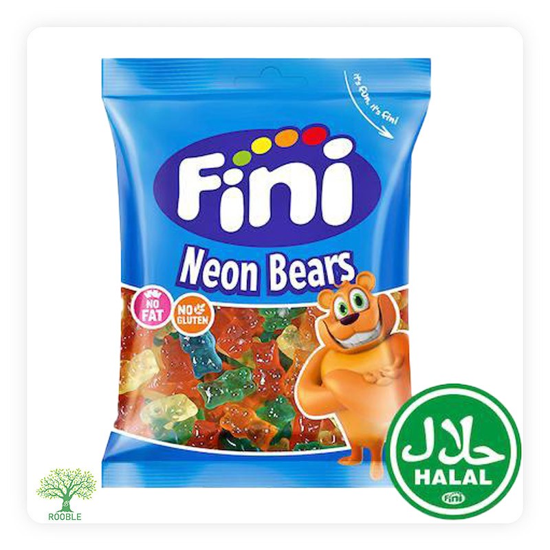 فيني, Neon bears جيلي دببة,  12×75غ