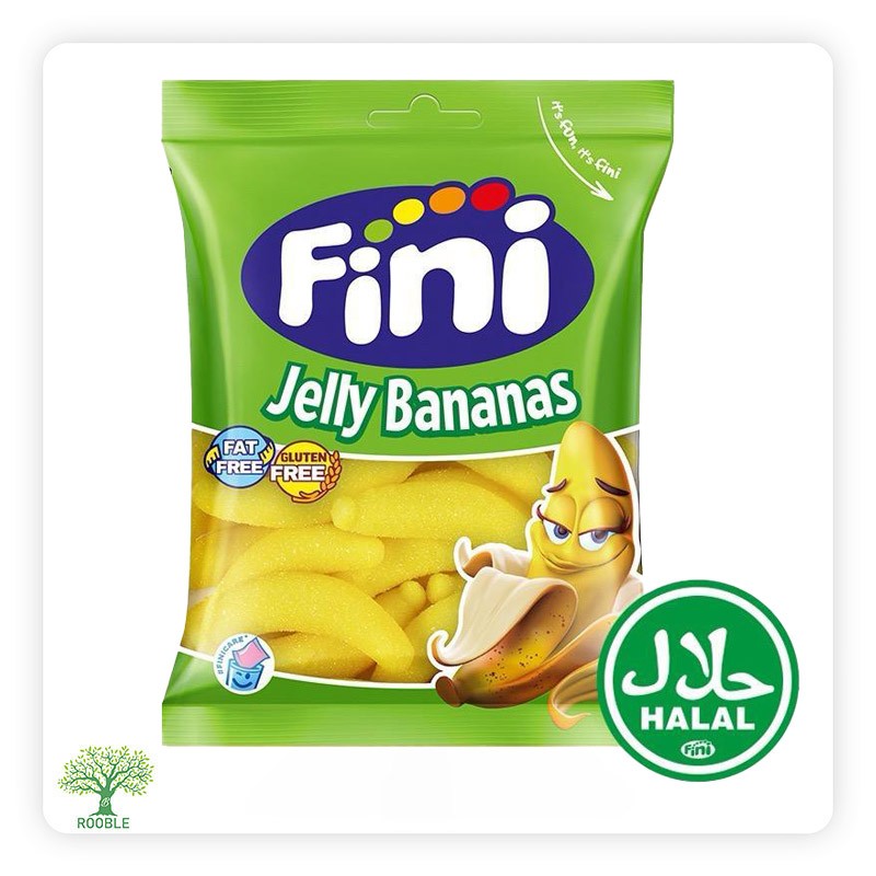 فيني, Jelly Bananas جيلي موز, 12×75غ