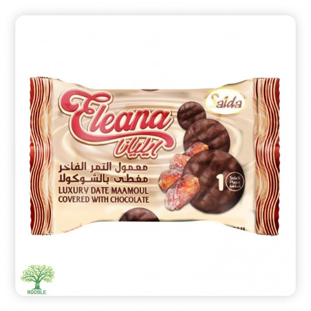 Saida, dates Maamoul chocolate,12×6