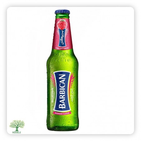 BARBICAN, malt drink with raspberry flavor, 24x330ml