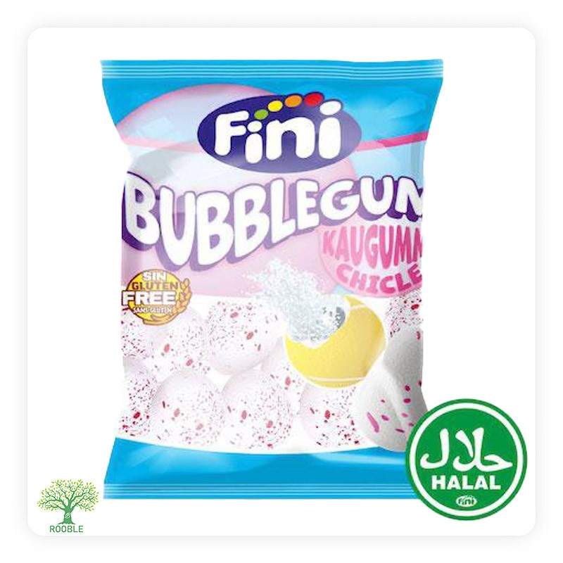 فيني, BubbleGum علكة كرات تنس, 12×75غ