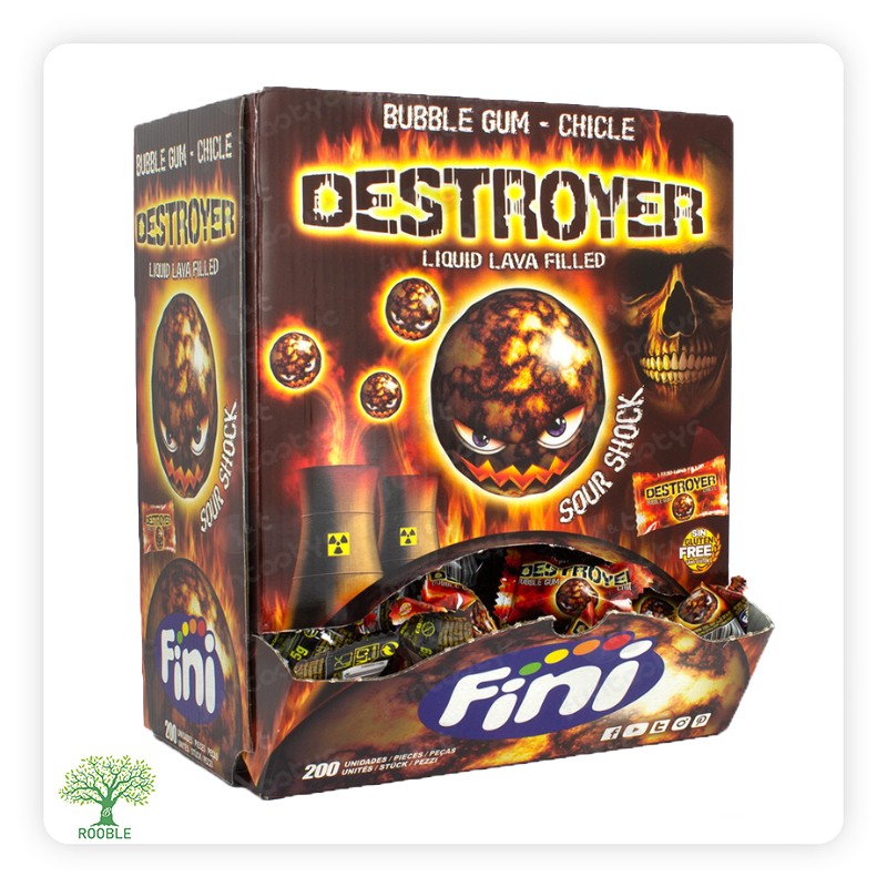 فيني, Destroyer علكة بالنكهة المدمرة, 6×200 قطعة