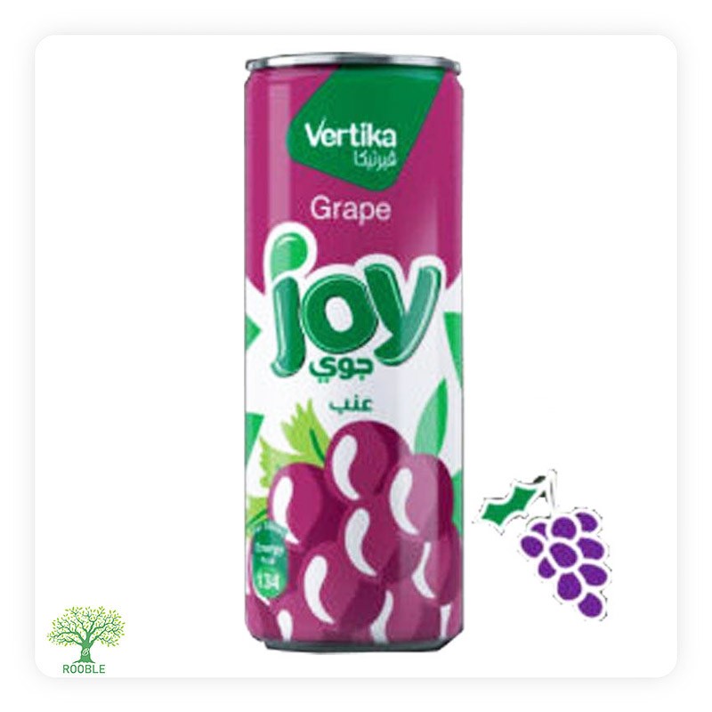 Joy,Grape flavor juice metal can, 12×330ml