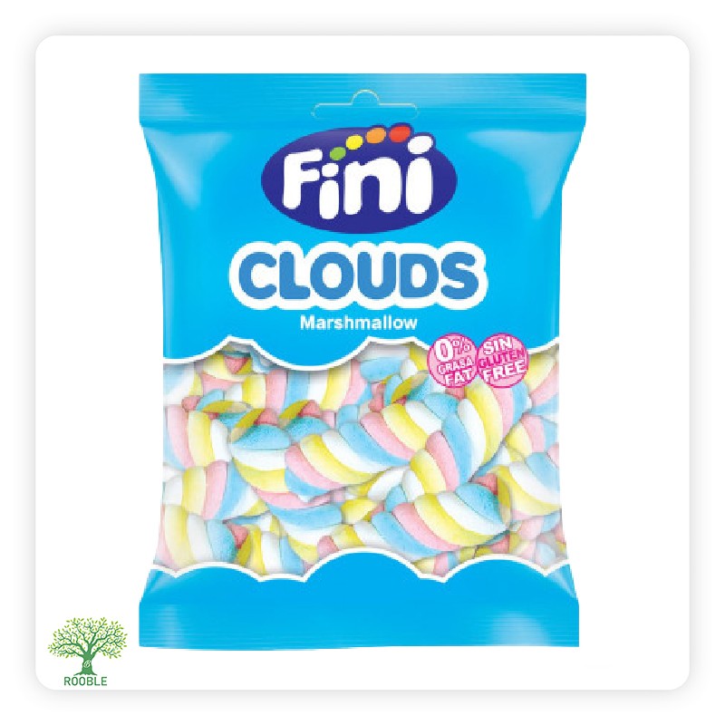 فيني, Clouds مارشميلو عقدة ملونة, 12×80غ