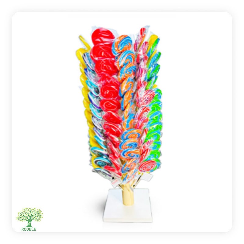 Daddy Candy,Round lollipop V.Varieties Stand, 1×(150×30g)