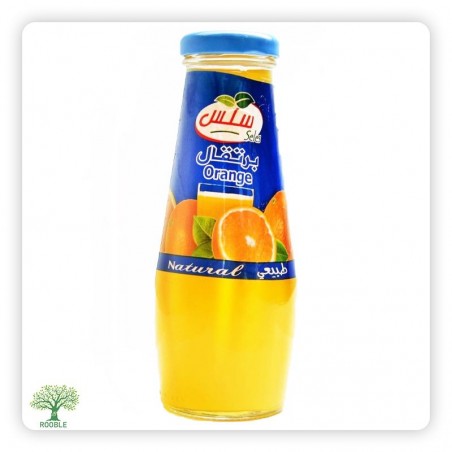 SELES, Orangengeschmack Saft Glasflasche,24× 250ml