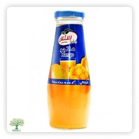 SELES, Mango Geschmack Saft, Glasflasche,24× 250ml