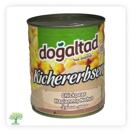 Dogaltad, cooked chickpeas, 12x800g