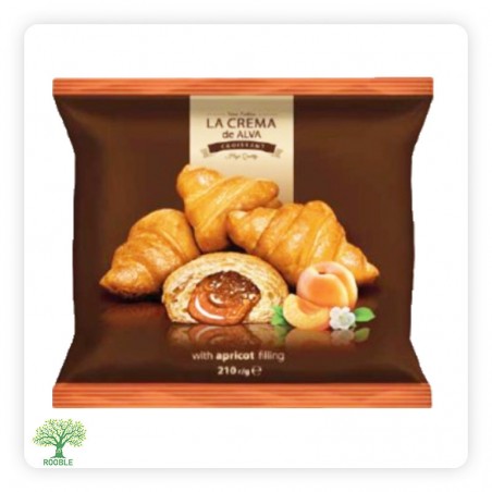 LA CREMA, Apricot Stuffed Croissant, 10×210g