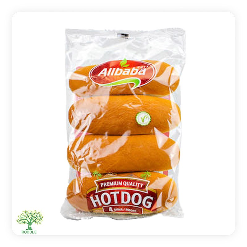 Alibaba, Hot Dog Brötchen,8×300g 4St