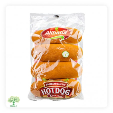 Alibaba, Hot Dog Brötchen,8×300g 4St