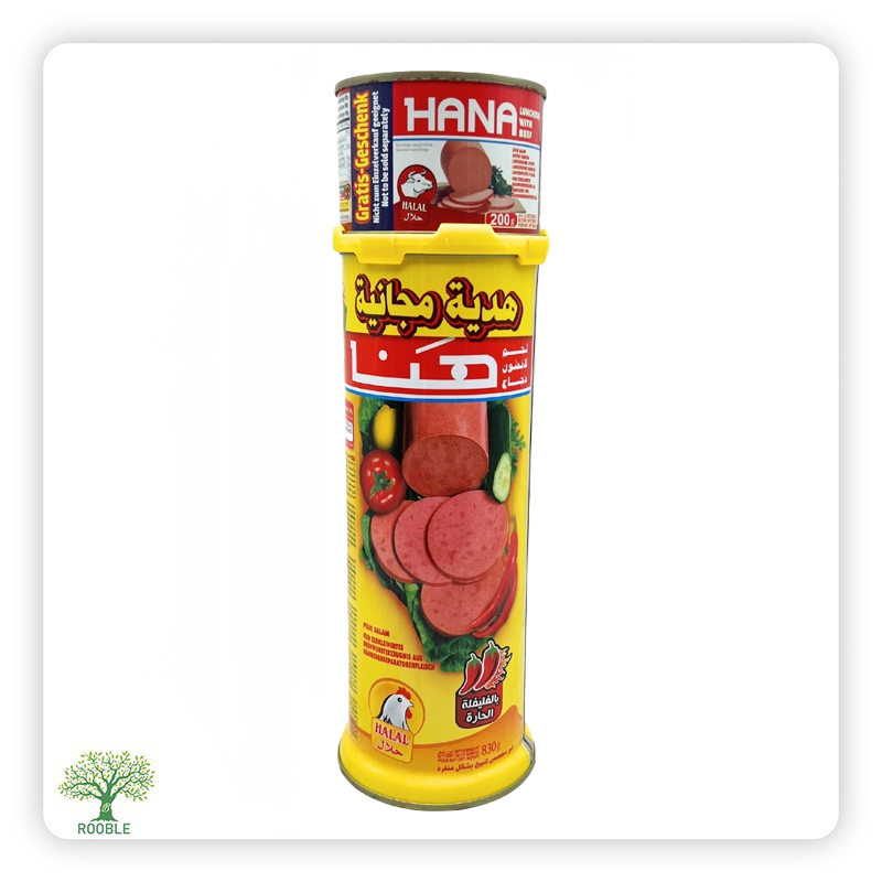 HANA, spicy chicken mortadella,9×830g+200g