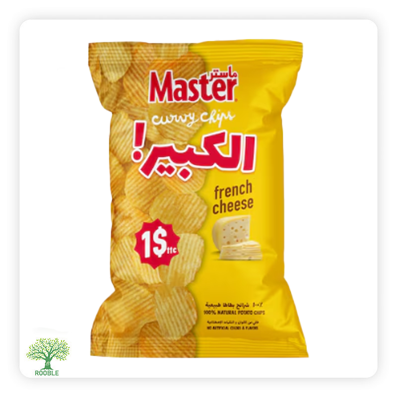 MASTER Chips,Al Kabir Französischer Käsegeschmack,12×170g
