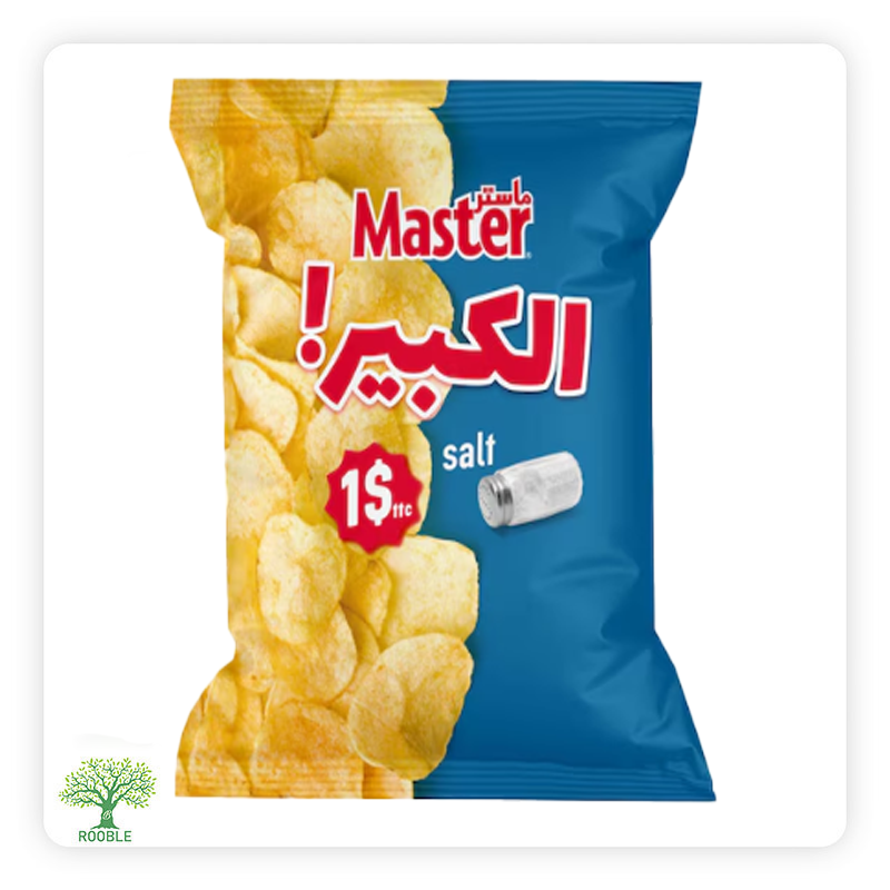 MASTER Chips,Al Kabir mit Salz Geschmack,12×170g
