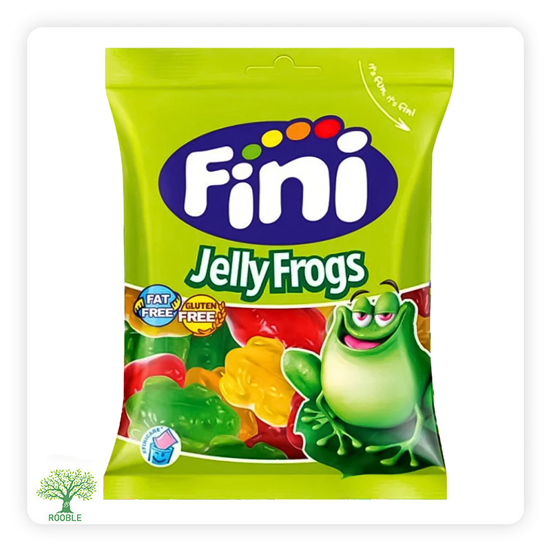 فيني, FROGS جيلي الضفادع, 12×75غ
