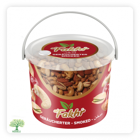 ALFAKHER, Mixed Smoked Nuts, Bucket 1×4,500g