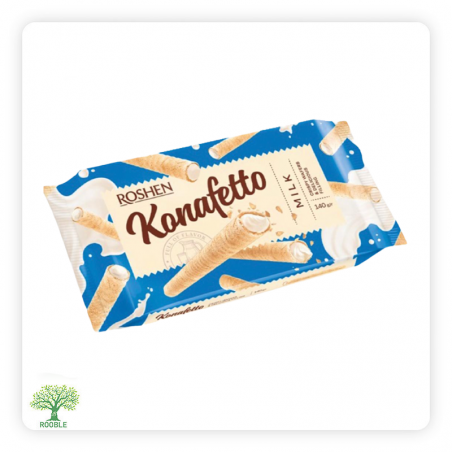 ROSHEN, Kanafetto, Waffeln Sticks gefüllte Milch, 15×140g