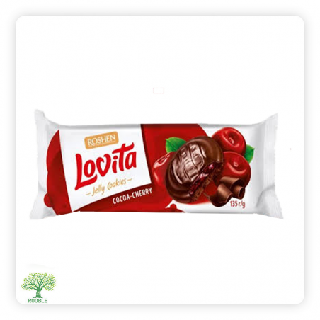 ROSHEN, Lovita, Cookies gefüllte Jelly Kirsch, 21×170g