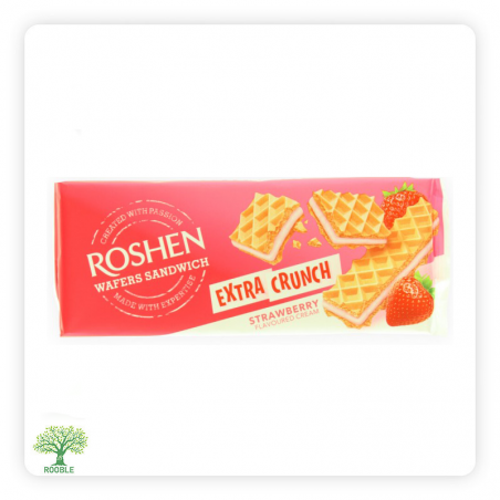 ROSHEN, Strawberry Waffle Cookies Extra ,15×142g