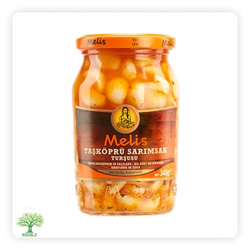 Melis, Garlic with Sauce (Knoblauch Mit Sosse) Jar, 12×370g