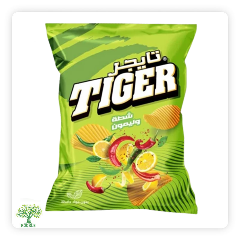 Tiger, Chips with Chili and Lime, 9×90g