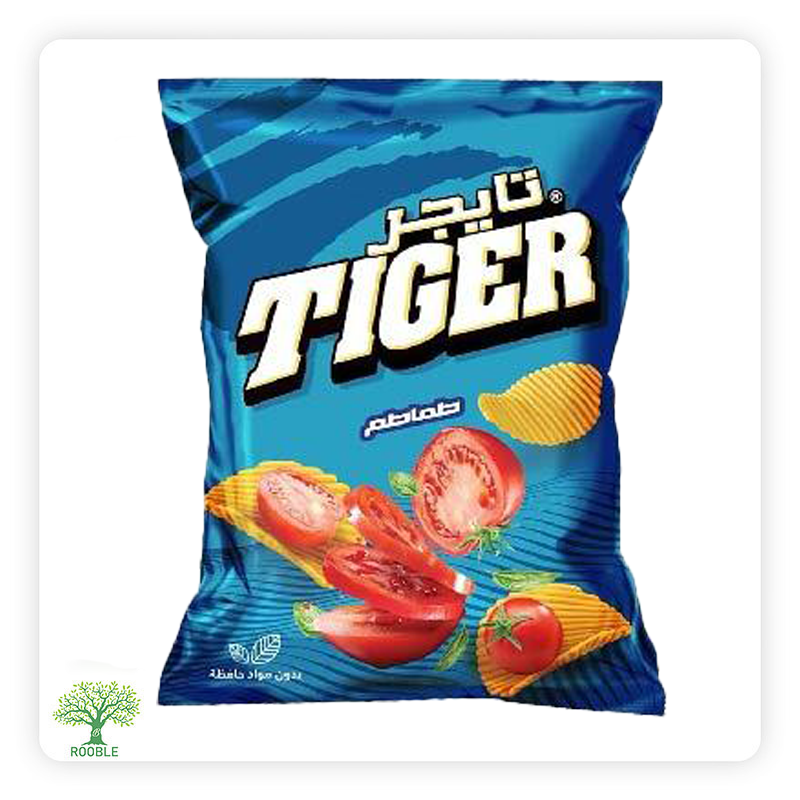Tiger , Chips mit Tomate , 9×90g