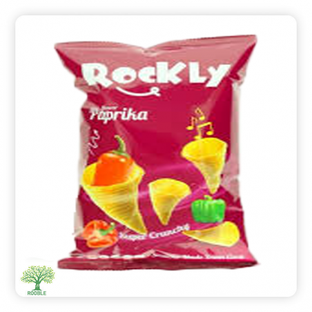 Rockly, Chips with Paprika, 6×(15×15g)