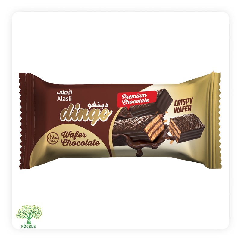 دينغو, بسكويت ويفر مغطي بالشكولاتة 12×(16×21غ)