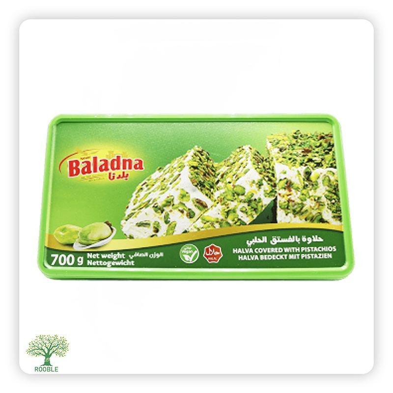BALADNA, Halawa with extra ground pistachio, 12×700g