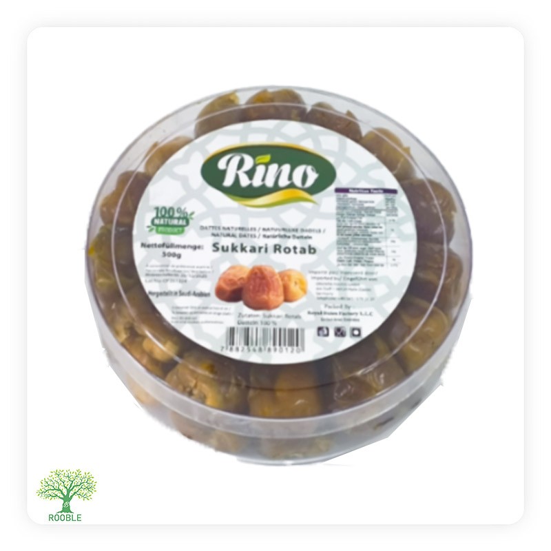 Rino, Sukari Rutab Datteln, 8×1,000g