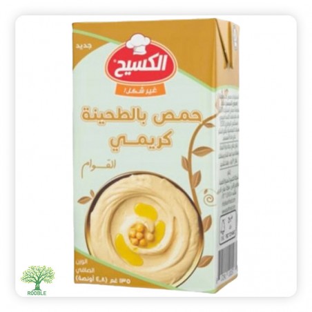 KASIH, creamy hummus with tahini, golden 12×(4×135g)
