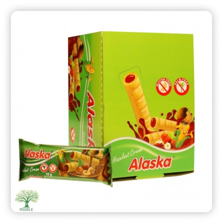 ALASKA, Corn Sticks With Hazelnut Cream, 16×(24×18g)