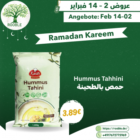 KASIH, Hummus Tahhini, 4×1,000g