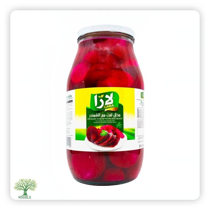 لارا, مخلل لفت قطع مع شمندر, 4×2,700غ