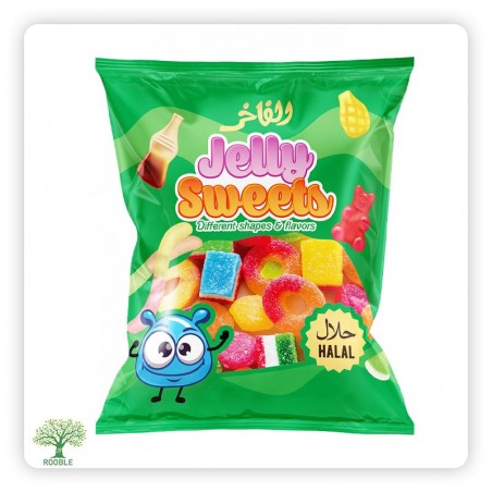 Al Fakher, Gelatin with fruits, Green 30×85g