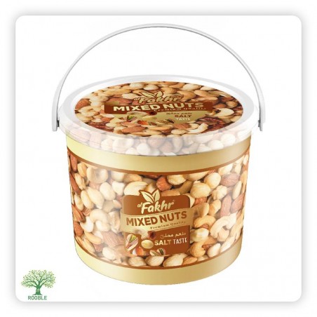 ALFAKHER, Gemischte salzige Nüsse, Eimer 1×900g