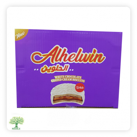 ALHALWIN, mit Milchcreme überzogene Kekse, 12×(10×30g)